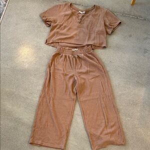 Abercrombie & Fitch Waffle lounge Set